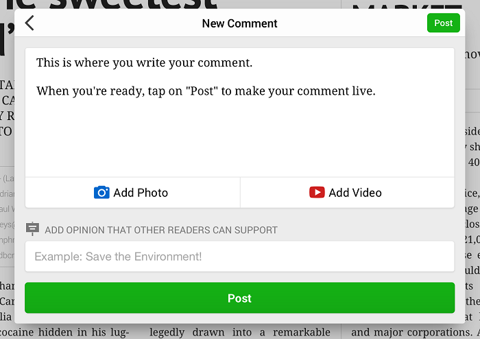 Post Edit Or Delete Your Comments Pressreader Care