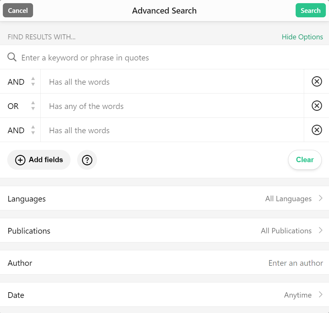 Boolean Search Essentials: Operators and Strategies – PressReader Care